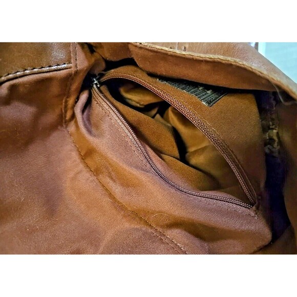 The Sak Genuine Leather Bag Crossbody Embroidered Adjustable Strap Foldover - Picture 13 of 16